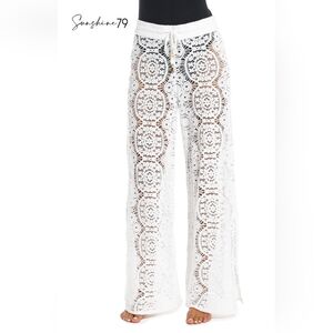 Sunshine '79 Chillin' Crochet Beach Pants